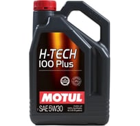 Моторное масло MOTUL H-TECH 100 PLUS 5W30 4л 112142