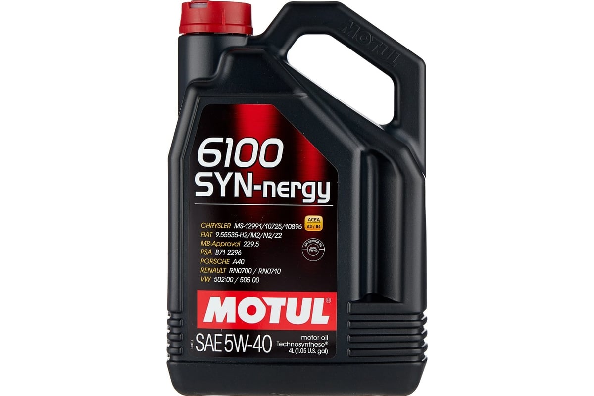 Моторное масло MOTUL 6100 SYN-NERGY 5W40, 4 л 111862