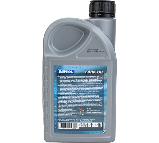 Масло для мотоциклетных вилок и амортизаторов AIMOL Fork Oil 10W, 1 л 8719497953660