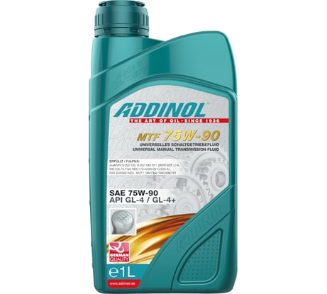 Трансмиссионное масло для МКПП Addinol Multi Transmission Fluid 75W-90, 1 л 74202607 У0000003072