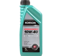Моторное масло Korson 10W-40 полусинтетическое, 1 л KS00041