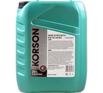 Моторное масло Korson 5W-30 полусинтетическое, 20 л KS00094