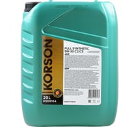 Моторное масло KORSON 5W-30 синтетическое, 20 л KS00104