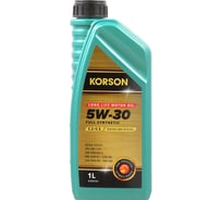 Моторное масло KORSON 5W-30 синтетическое, 1 л KS00101