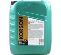 Моторное масло KORSON 0W-16, синтетическое, 20 л KS00184