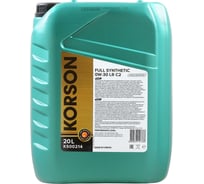 Моторное масло KORSON 0W-30, синтетическое, 20 л KS00214
