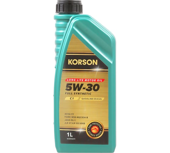 Моторное масло KORSON 5W-30 синтетическое, 1 л KS00241 1