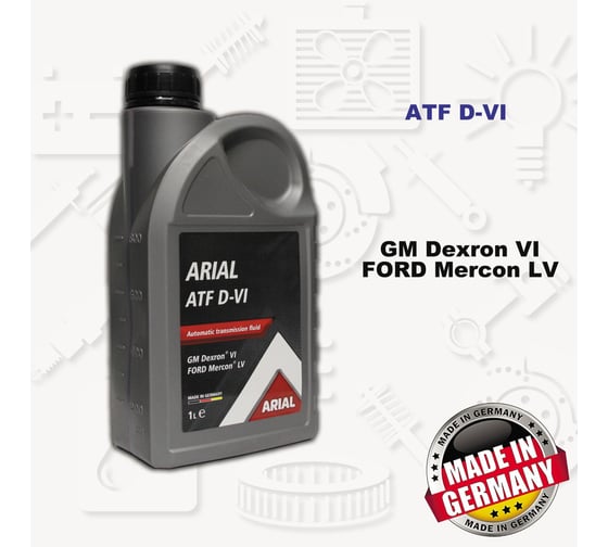 Трансмиссионное масло ARIAL ATF VI, 1 л AR001910120