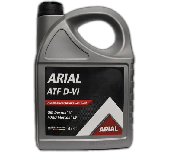 Трансмиссионное масло ARIAL ATF D-VI, 4 л AR001910130