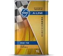 Моторное масло NGN A-LINE 0W-16, синтетическое, 1 л V182575101