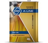 Моторное масло NGN A-LINE 0W-30, синтетическое, 4 л V182575111