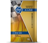 Моторное масло NGN A-LINE 5W-20, синтетическое, 1 л V182575113