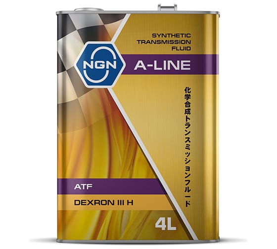 Трансмиссионное масло NGN A-LINE ATF DEXRON III H синтетическое, 4л V182575151 1