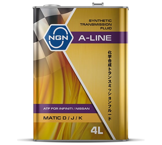 Трансмиссионное масло NGN A-LINE ATF Matic D/J/K синтетическое, 4л V182575191 1