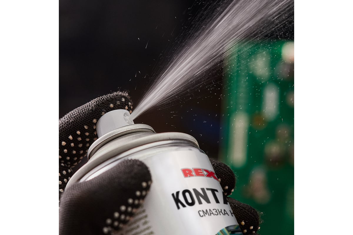 Смазка REXANT контактов KONTAKT 61, 520 мл (400 мл), аэрозоль 85-0007 ...