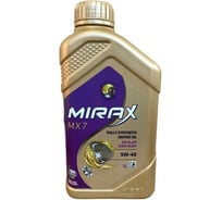 Моторное масло MIRAX синтетическое MX7 SAE 5W-40 ACEA A3/B4 API SL/S 607024