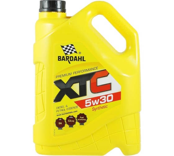 Моторное масло BARDAHL XTC 5W30, синтетическое, 5 л 36313 1