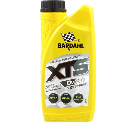 Моторное масло BARDAHL XTS 0W20, синтетическое, 1 л 36331 1