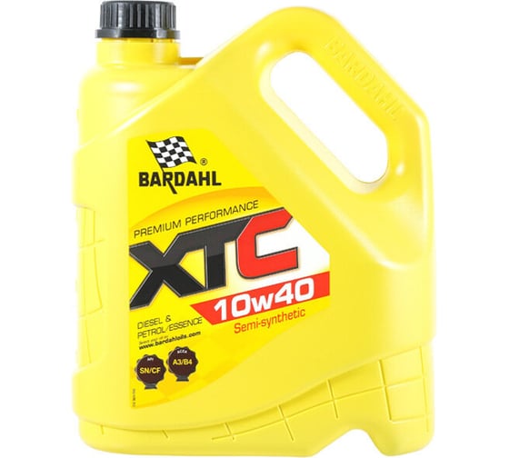 Моторное масло BARDAHL XTC 10W40, полусинтетическое, 4 л 36242