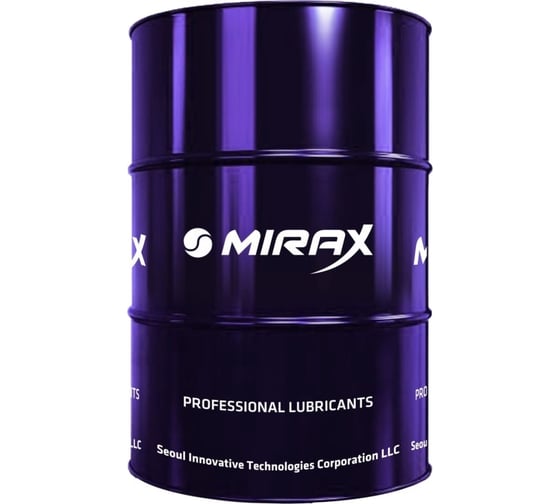 Моторное масло MIRAX синтетическое mx9 sae 5w-30 ilsac gf-6a api sp 60л 607002 1