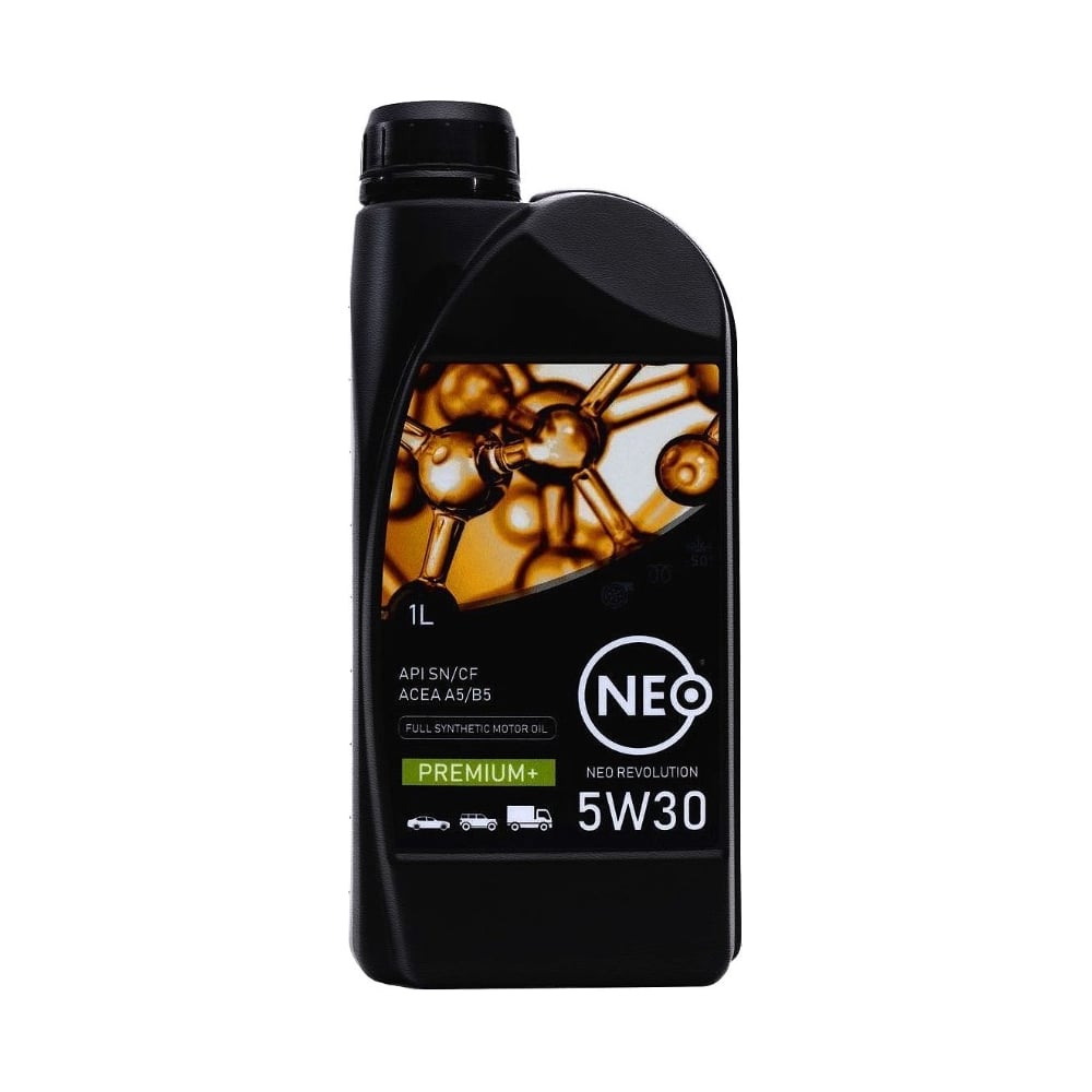 Моторное масло NEO Revolution 5W30, синтетическое, SN/CF, A5/B5, 1 л ...
