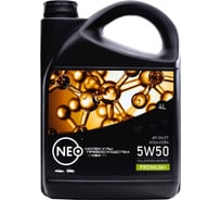 Моторное масло NEO Power Champion 5w50, синтетическое, SN/CF, A3/B4, 4 л NPC0550004