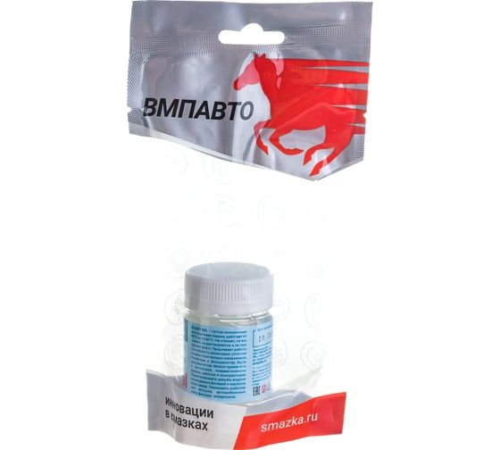 Смазка ВМПАВТО Silicot gel для резиновых и пластиковых механизмов, силиконовая, 40 г, банка, в пакете, 2204