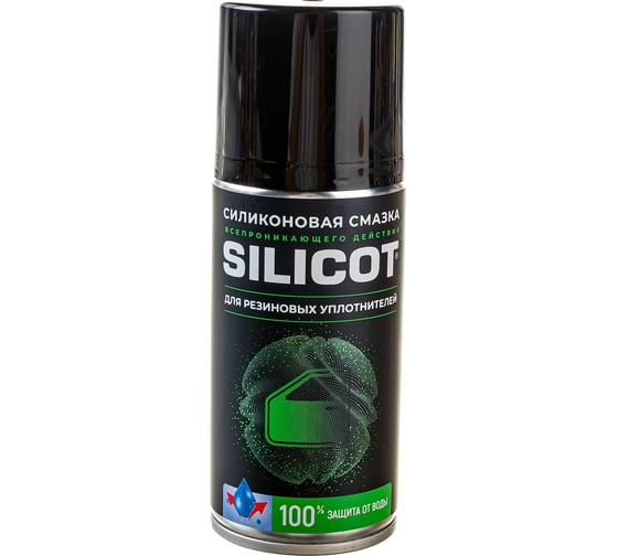 Смазка-спрей для резиновых уплотнителей 150 мл ВМПАВТО Silicot Spray 2706 1