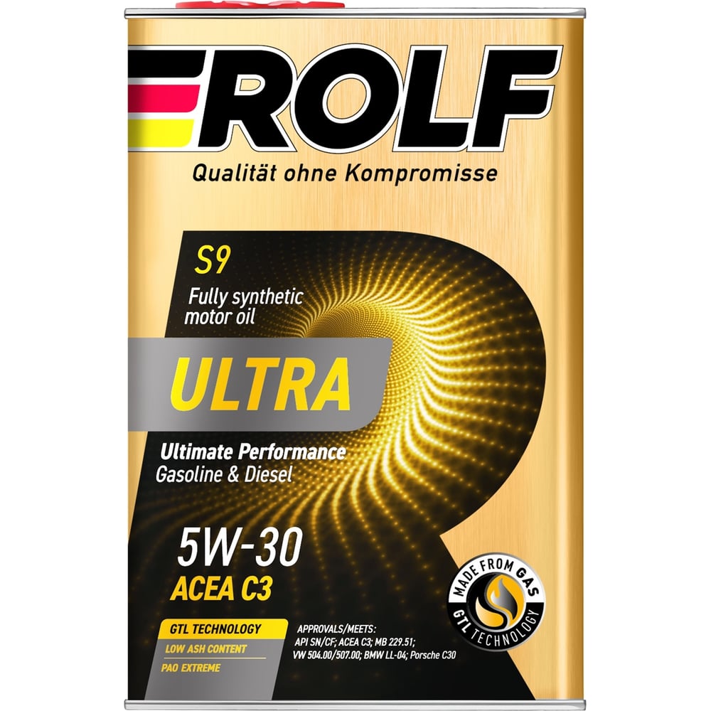 Масло моторное ROLF 3-synthetic 5W-30 ACEA C3 4л