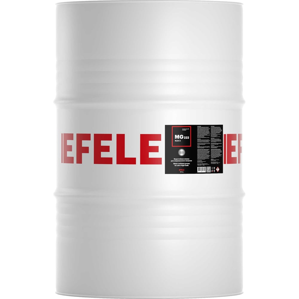 Смазка водостойкая EFELE MG-222 180 кг 0095325 - выгодная цена, отзывы ...