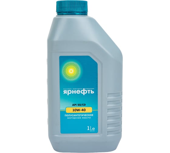 Моторное полусинтетическое масло Ярнефть SAE 10W-40 API SG/CD СТАНДАРТ, 1л 1511 1