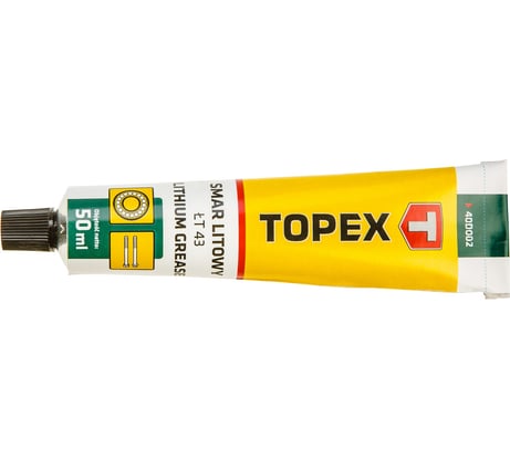 Литиевая смазка в тубе 50 мл TOPEX 40D002