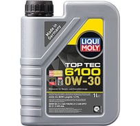 НС-синтетическое моторное масло 1л (0W-30, C2) LIQUI MOLY Top Tec 6100 20777