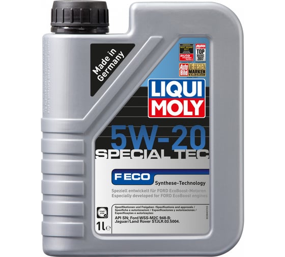 НС-синтетическое моторное масло, 1л LIQUI MOLY Special Tec F ECO 5W-20 SN 3840 1