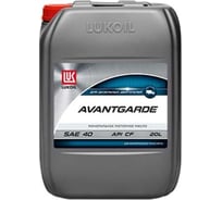 Моторное масло Лукойл АВАНГАРД SAE 40, API CF/CD/SF, 20л 3182210
