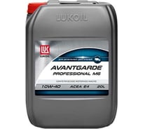 Моторное масло синтетическое Лукойл АВАНГАРД ПРОФЕССИОНАЛ М6 10W40, 20л 3113184