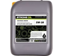 Синтетическое моторное масло STRONG OIL UNIVERSAL ENGINE 5W-30 API SL/CF ACEA A3/B3 A3/B4 0201473470-SO