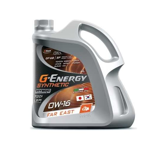 Масло G-ENERGY Synthetic Far East 0w-16 4л 253142620