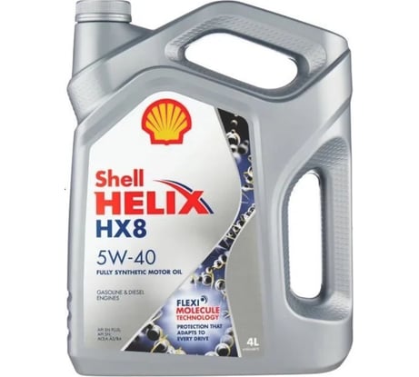 Моторное масло SHELL Helix HX8 5W-40, 4 л 550051529