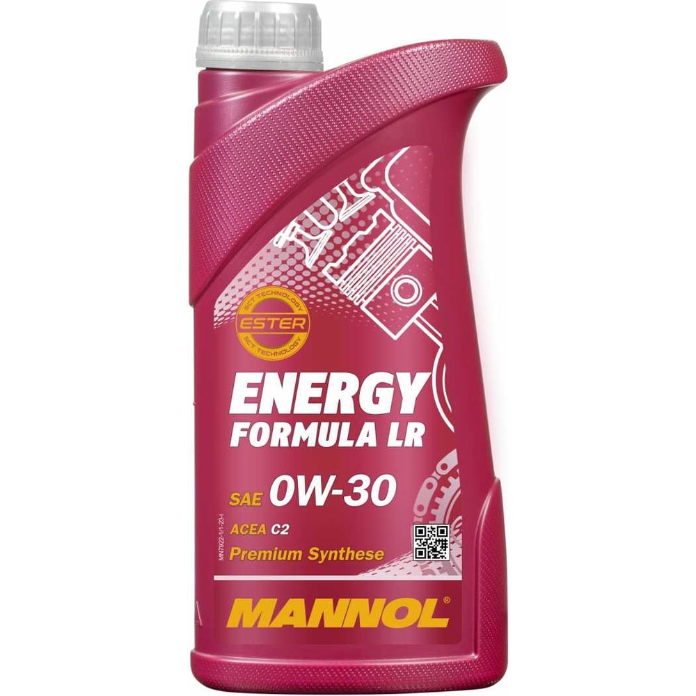 Моторное масло MANNOL ENERGY FORMULA LR 0W30, 1 л, синтетическое 79221 ...