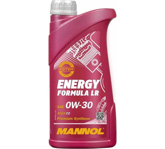 Моторное масло MANNOL ENERGY FORMULA LR 0W30, 1 л, синтетическое 79221