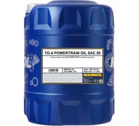 Трансмисионное гидравлическое масло MANNOL TO-4 POWERTRAIN OIL 50W, 20 л 3010
