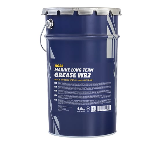 Пластичная водостойкая смазка MANNOL WR-2 Universal Long Term Grease WR2 4.5 кг 261619 1
