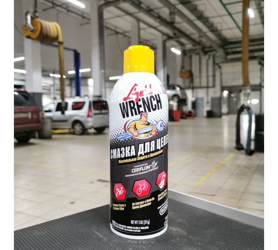 Смазка для мото и вело цепей, петель и замков, аэрозоль, 311г. GUNK L711ER