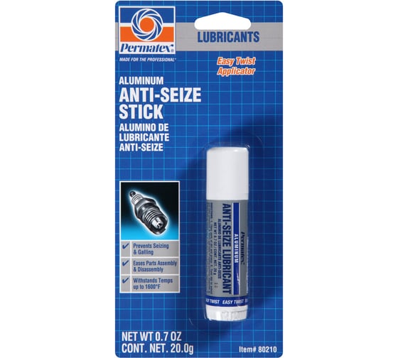 Алюминиевая противозадирная смазка, твист-аппликатор 20г. PERMATEX 80210