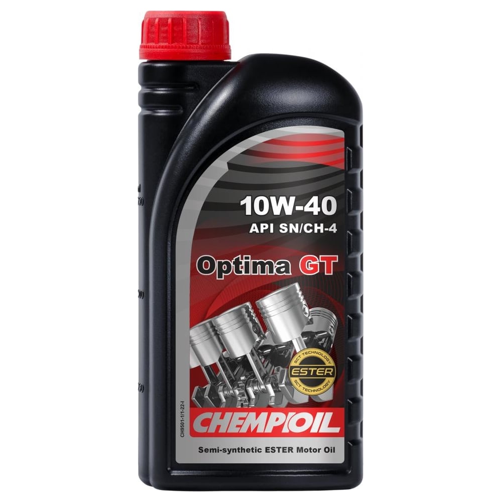 Моторное масло CHEMPIOIL Optima GT 10W-40, полусинтетическое, 1 л ...