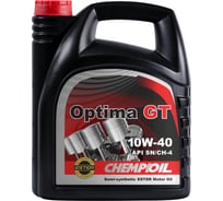 Моторное масло CHEMPIOIL Optima GT 10W-40, полусинтетическое, 4 л CH9501-4-E