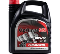 Моторное масло CHEMPIOIL Optima SN 10W-30, синтетическое, 4 л CH9505-4