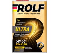Моторное масло Rolf ultra 5w-50, a3/b4, sn/cf, 4 л 322952