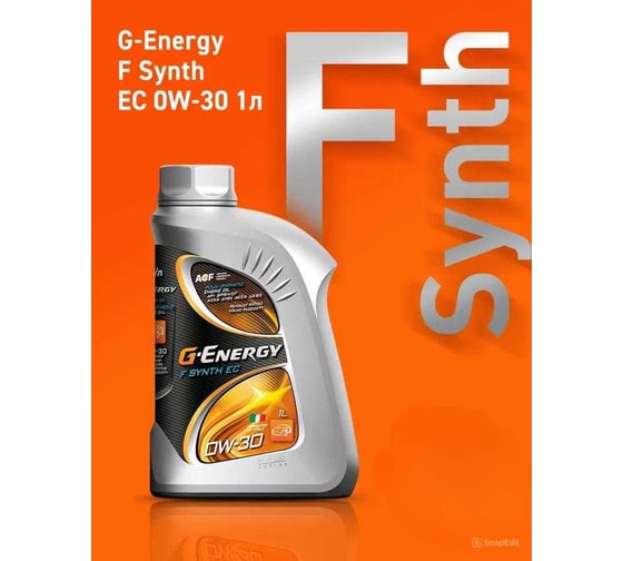 Моторное масло G-ENERGY f synth ec 0w-30, 1 л 2531401271